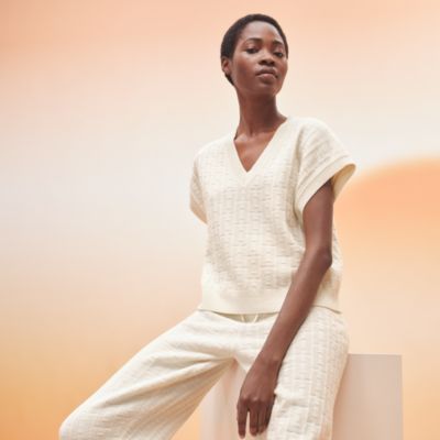 ショートスリーブニット 《H》モチーフ | Hermès - エルメス-公式サイト
