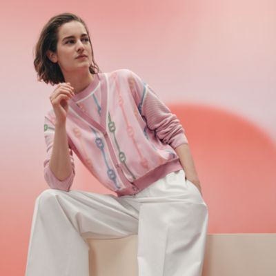 本物品質の HERMES ワンピース ドレスCanoe プリーツドレス Chaines