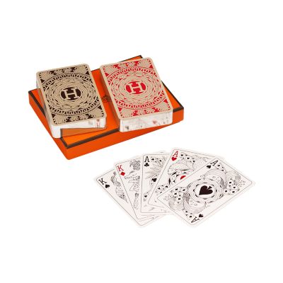 Hermes Couvertures Nouvelles Poker Playing Cards New w/Box
