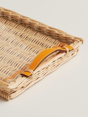 Rechteckiges Tablett Oseraie Color, sehr kleines Modell, Ansicht: Vorderansicht, front, Ansicht 4 von 5