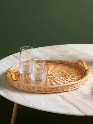 Oseraie Color round tray, medium model, View: front, front, view 2 of 4