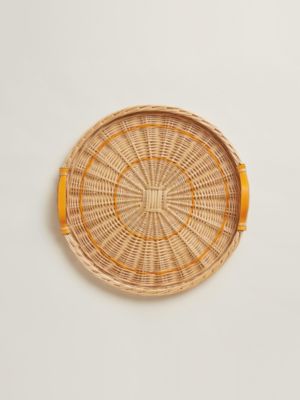 Oseraie Color round tray, medium model, View: front, front, view 3 of 4