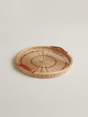Oseraie Color round tray, medium model