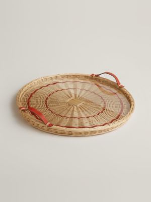 Oseraie Color round tray, large model