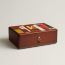 Casaque Felin dans un Jardin Mexicain poker box, cuivre, no stock