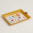 Atrium Saut Hermès letter tray, jaune ocre