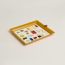 Atrium Saut Hermès tray, small model, jaune ocre