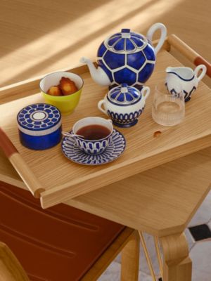 Bleus d'Ailleurs round box, small model, View: front, front, view 4 of 4