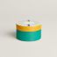 Tressages Equestres box, small model, turquoise