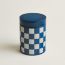 Bleus d'Ailleurs tea box, damier