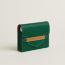 Lord Pocket poker deck case, vert moyen/caramel