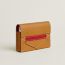 Lord Pocket poker deck case, terre battue/jaune ambre