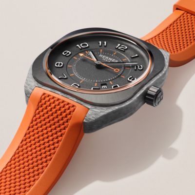 【HERMES】Hウォッチオレンジレザー スクエア時計 楽天市場】【ウォッチ】HERMES エルメス Hウォッチ オレンジ文字