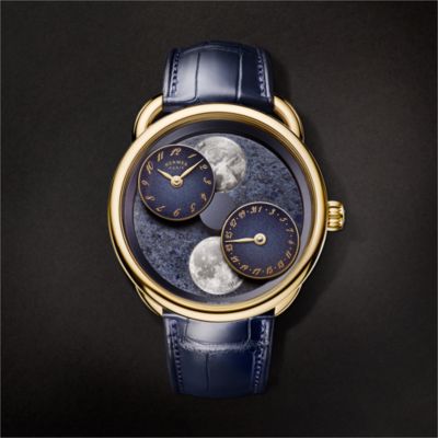 【セール 登場から人気沸騰】 L'heure Arceau de USA Hermès | mm 43 watch, lune la 時計