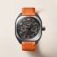 Hermès H08 Chronographe watch, 45&nbsp;mm, orange