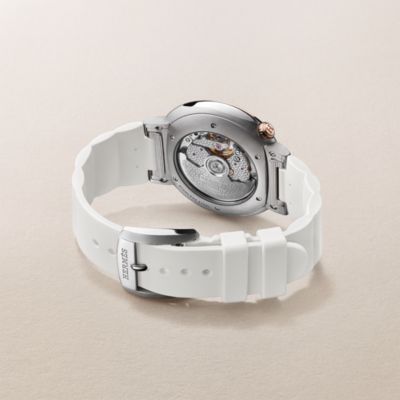 【ベルトウォッチ】HERMES エルメス 時計 純正レザー ホワイト ☆極美品☆ ヴィンテージ・中古】エルメス HERMES 腕時計 Hウォッチ レザー