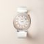 Hermès Cut watch, Large model, 36&nbsp;mm, blanc
