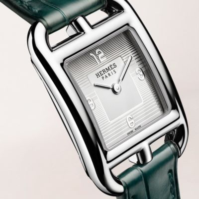 HERMES グリーンレザー 腕時計 HERMES グリーンレザー 腕時計