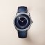 Arceau Petite Lune watch, Large model, 38&nbsp;mm, bleu navy
