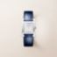 Heure H watch, Small model, 25&nbsp;mm, bleu saphir