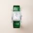 Heure H watch, Medium model, 30&nbsp;mm, vert moyen