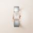 Montre Heure H, Petit modèle, 25&nbsp;mm, gris perle
