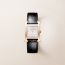 Heure H watch, Small model, 25&nbsp;mm, noir