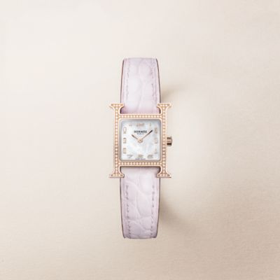 腕時計 《Hウォッチ》 PM 25 mm - マロン | Hermès - エルメス-公式サイト