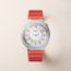 Hermès Cut watch, Large model, 36&nbsp;mm, capucine