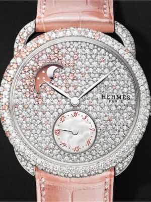 Arceau Petite Lune watch, Large model, 38&nbsp;mm, View: Detail, crop, view 3 of 3
