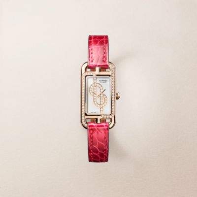 腕時計 《Hウォッチ》 PM 25 mm - ブラック | Hermès - エルメス-公式