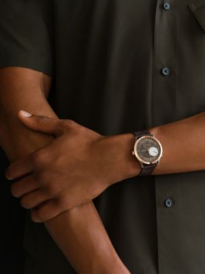 Slim d'Hermès GMT兩地時間腕錶，39.5&nbsp;mm, 檢視: 佩戴, worn, 檢視共2張圖片的第3張