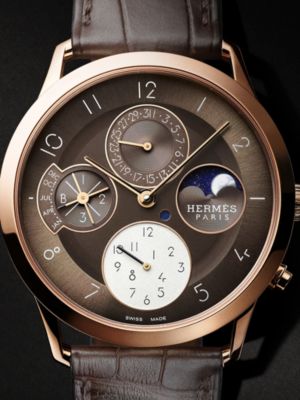 Slim d'Hermès Quantieme Perpetuel萬年曆腕錶，39.5&nbsp;mm, 檢視: 細節, crop, 檢視共3張圖片的第3張