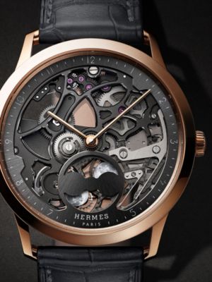 Slim d'Hermès Squelette watch, 39.5&nbsp;mm, View: Detail, crop, view 3 of 3