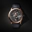 Slim d'Hermès Squelette watch, 39.5&nbsp;mm, noir