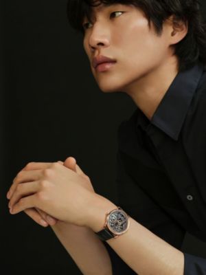 Slim d'Hermès Squelette watch, 39.5&nbsp;mm, View: Worn, worn, view 2 of 3
