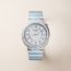 Hermès Cut watch, Large model, 36&nbsp;mm, bleu brume/bleu brume
