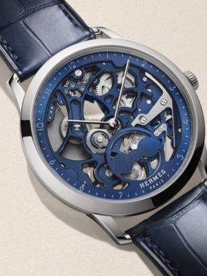Slim d'Hermès Squelette Lune watch, 39.5&nbsp;mm, View: Detail, detail, view 3 of 4