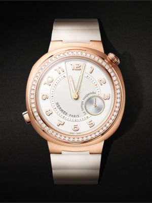 Hermès Cut Le Temps Suspendu watch, Large model, 39&nbsp;mm, View: front, front, view 3 of 4