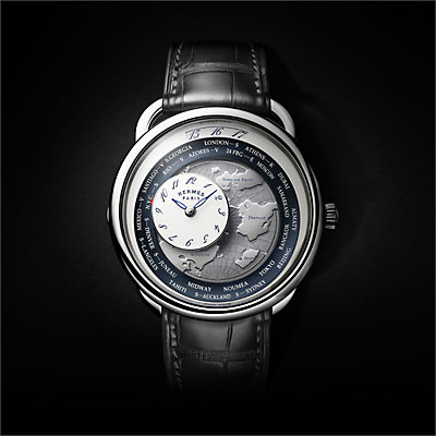 Arceau Le Temps Voyageur watch, 41 mm