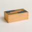 Pleiade en Casaque tissue box, large model, bleu de Malte/kraft