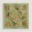 Guepards scarf 80, kaki/gold/blanc