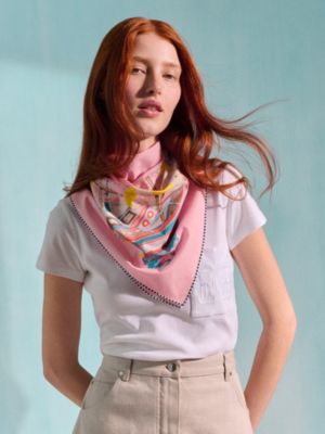 カレ 80 コットン 《ボード・ア・ボード》, イメージ: 着用例, worn, ビュー2の3