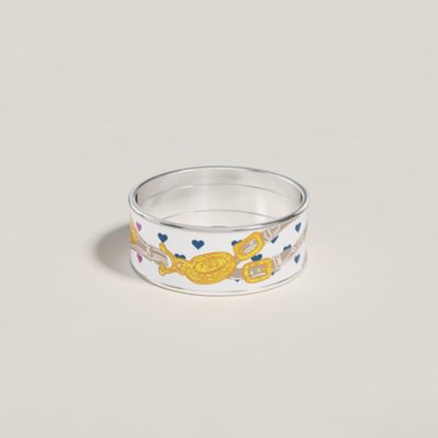 【Brides de Gala Love /Etendard】HRMES プリントリング MM Brides de Gala Love ring, medium model | Hermès USA