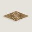 Cannes et Pommeaux losange, bois/beige naturel/beige naturel