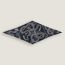 Caducee Rock losange, bleu marine/beige