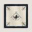 Jockey scarf 70, noir/blanc/bleu jean