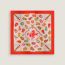 Jockey scarf 55, vermillon/rose nacre/multicolore, We will notify you when this product is back in stock