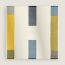 Ikat H Gourmand scarf 100, naturel/jaune vif/chartreuse