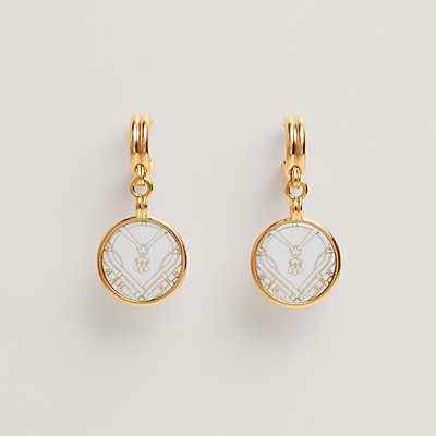 ホワイト - レディス, ファッションジュエリー, ピアス | Hermès ホワイト - レディス, ファッションジュエリー, ピアス | Hermès